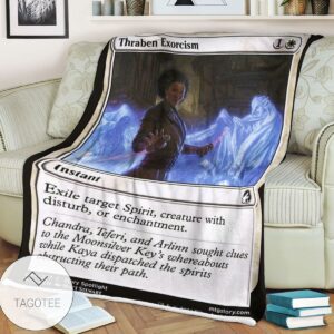 Mid 39 Thraben Exorcism Mtg Game Magic The Gathering Blanket