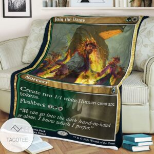 Mid 391 Join The Dance Mtg Game Magic The Gathering Blanket