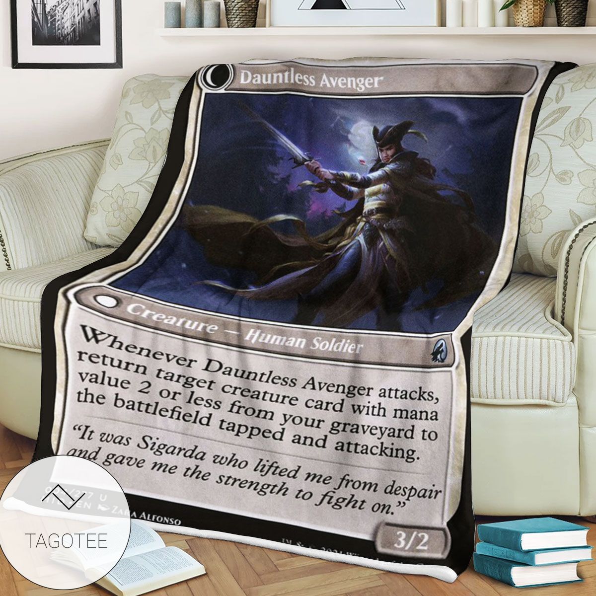 Mid 4 Dauntless Avenger Mtg Game Magic The Gathering Blanket Mid 4 Dauntless Avenger Mtg Game Magic The Gathering Blanket