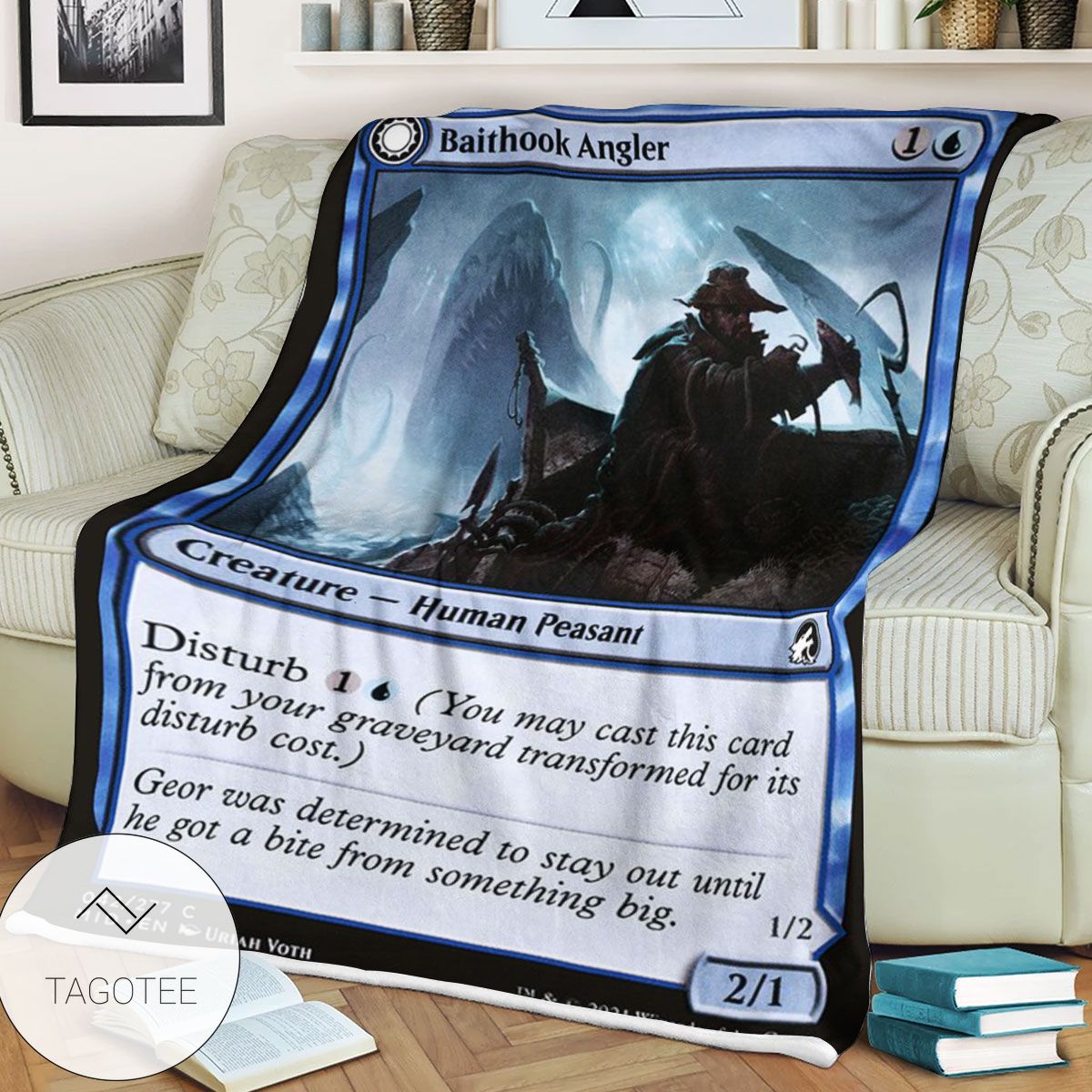 Mid 42 Baithook Angler Mtg Game Magic The Gathering Blanket Mid 42 Baithook Angler Mtg Game Magic The Gathering Blanket