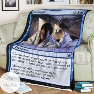Mid 49 Dissipate Mtg Game Magic The Gathering Blanket