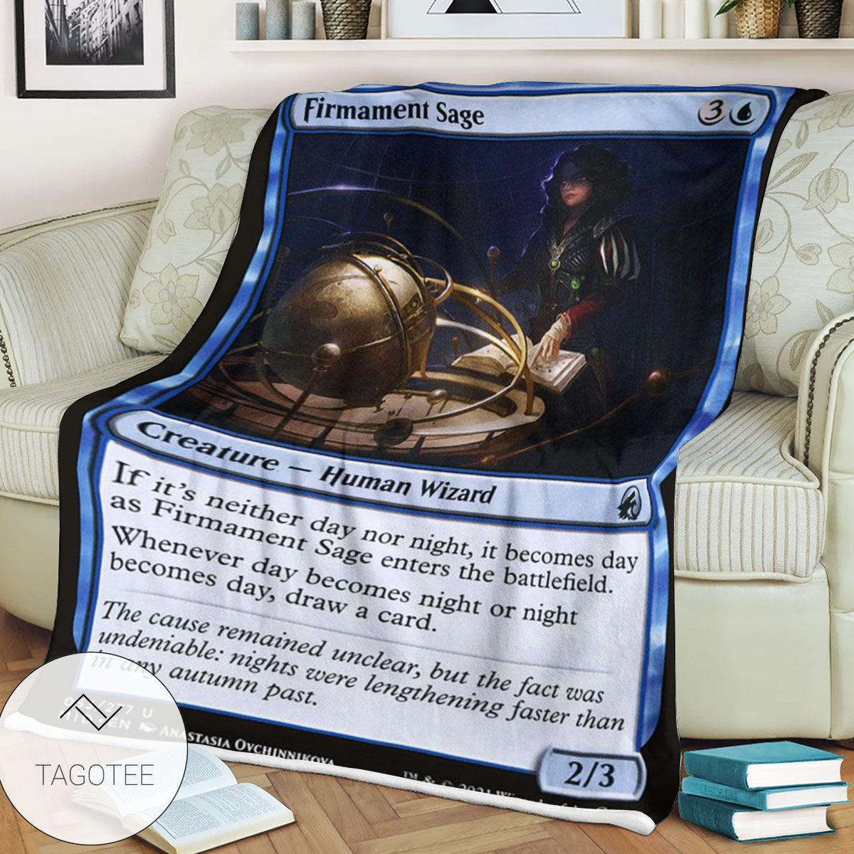Mid 53 Firmament Sage Mtg Game Magic The Gathering Blanket Mid 53 Firmament Sage Mtg Game Magic The Gathering Blanket