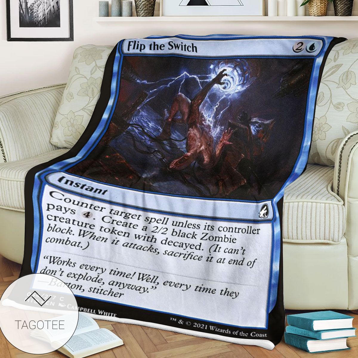 Mid 54 Flip The Switch Mtg Game Magic The Gathering Blanket Mid 54 Flip The Switch Mtg Game Magic The Gathering Blanket