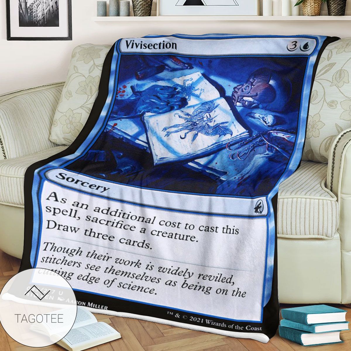 Mid 83 Vivisection Mtg Game Magic The Gathering Blanket Mid 83 Vivisection Mtg Game Magic The Gathering Blanket