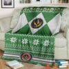 Mighty Morphin Green Power Rangers Ugly Christmas Custom Soft Blanket