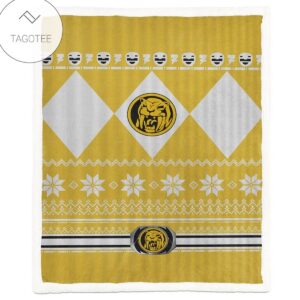 Mighty Morphin Power Ranger Yellow Blanket Tagotee