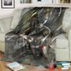 Mighty Morphin Power Rangers Black Ranger Custom Soft Blanket