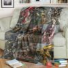 Mighty Morphin Power Rangers Card Custom Soft Blanket