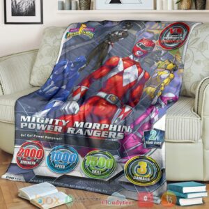 Mighty Morphin Power Rangers Custom Soft Blanket