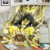Mighty Morphin Power Rangers Its Morphin Time Yellow Custom Soft Blanket