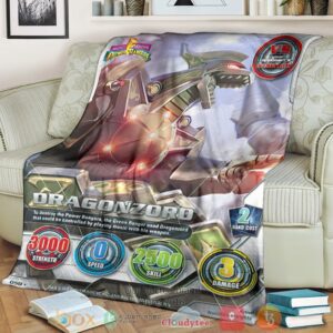 Mighty Morphin Power Rangers Power Rangers Custom Soft Blanket