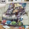 Mighty Morphin Power Rangers Saber Toothed Tiger Dinozord Custom Soft Blanket