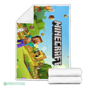 Minecraft Gameplay Blanket