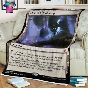 Mishras Workshop Game Magic The Gathering Card Blanket