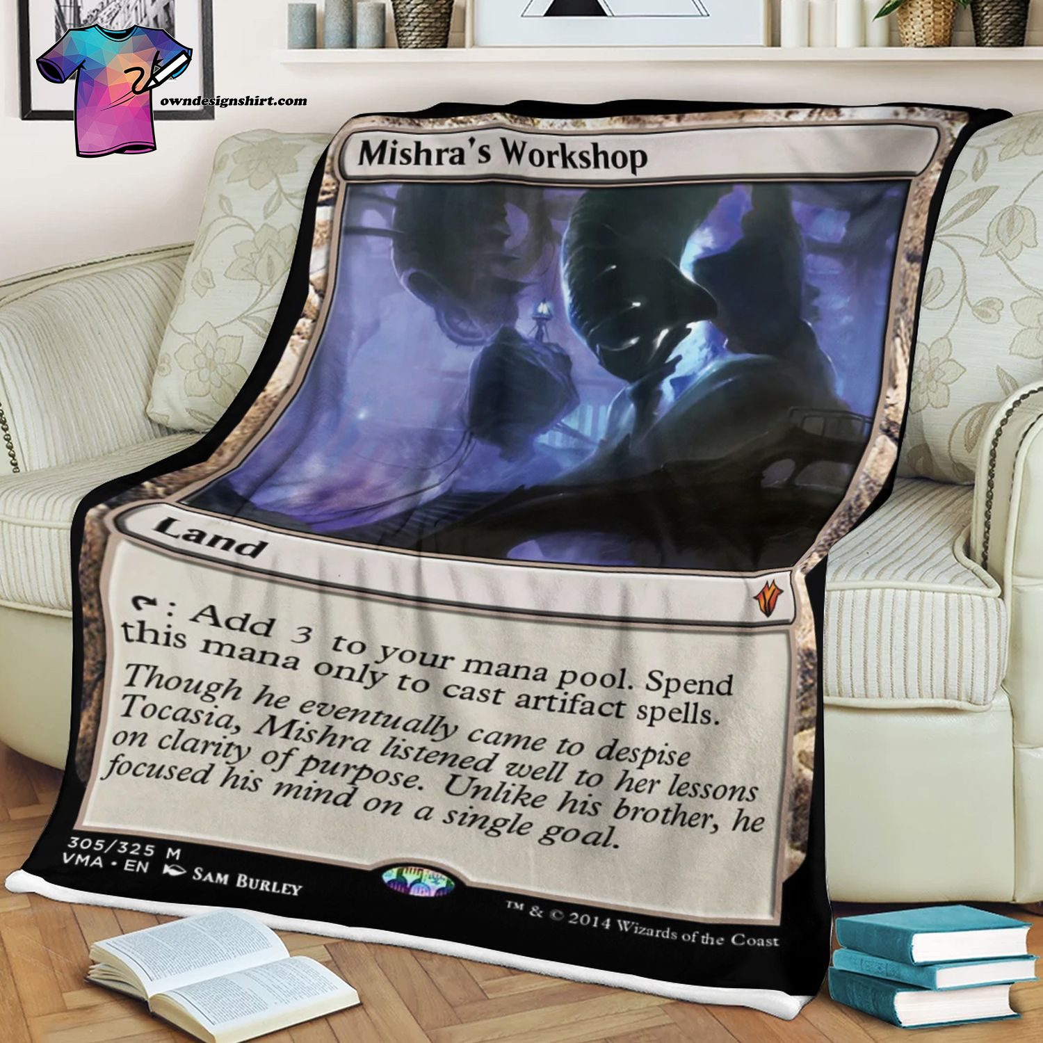 Mishras Workshop Game Magic The Gathering Card Blanket Mishras Workshop Game Magic The Gathering Card Blanket