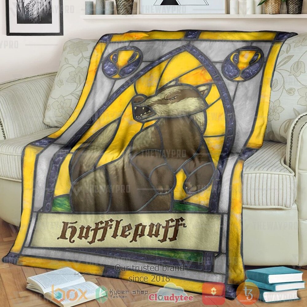 Movie Hp H House Stained Glass Custom Soft Blanket Movie Hp H House Stained Glass Custom Soft Blanket