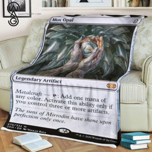 Mox Opal Game Magic The Gathering Blanket