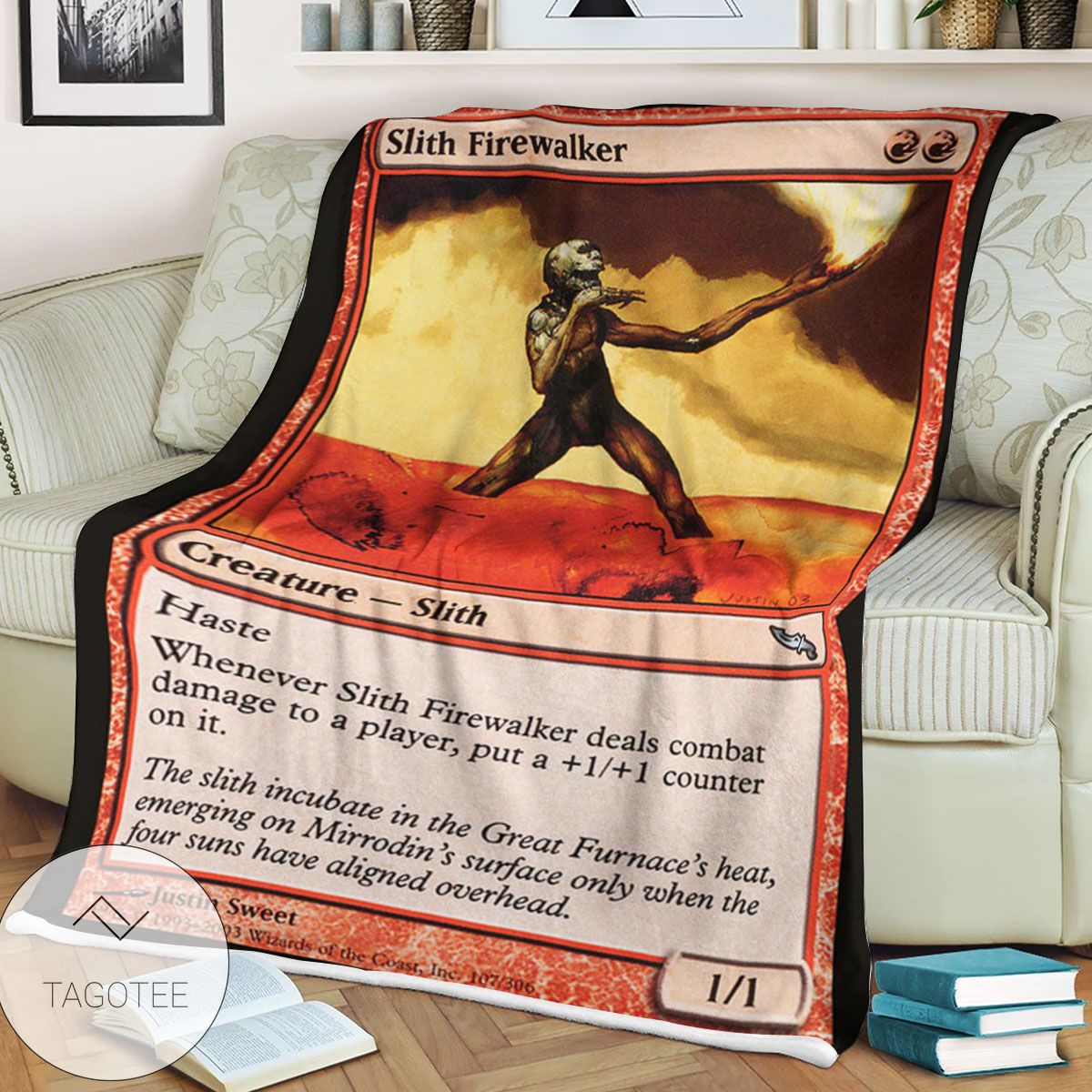 Mrd 107 Slith Firewalker Magic The Gathering Mtg Blanket Mrd 107 Slith Firewalker Magic The Gathering Mtg Blanket