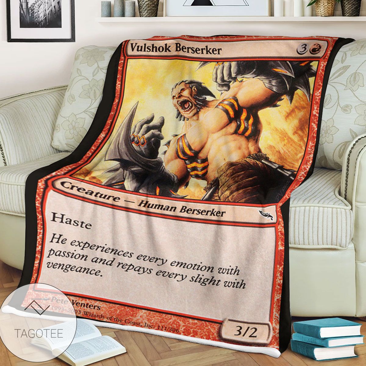 Mrd 111 Vulshok Berserker Magic The Gathering Mtg Blanket Mrd 111 Vulshok Berserker Magic The Gathering Mtg Blanket