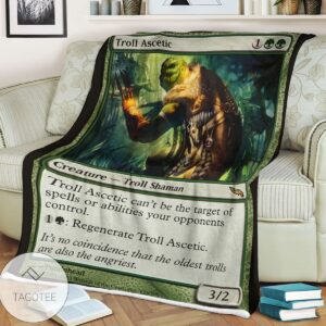 Mrd 135 Troll Ascetic Magic The Gathering Mtg Blanket