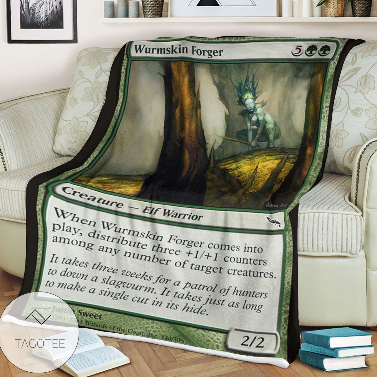 Mrd 140 Wurmskin Forger Magic The Gathering Mtg Blanket Mrd 140 Wurmskin Forger Magic The Gathering Mtg Blanket