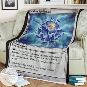 Mrd 141 Aether Spellbomb Magic The Gathering Mtg Blanket