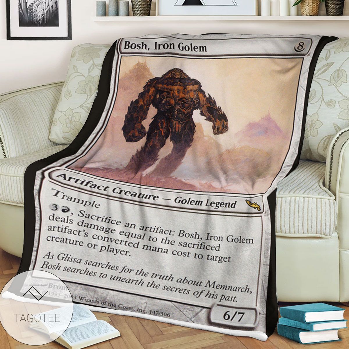 Mrd 147 Bosh Iron Golem Magic The Gathering Mtg Blanket Mrd 147 Bosh Iron Golem Magic The Gathering Mtg Blanket