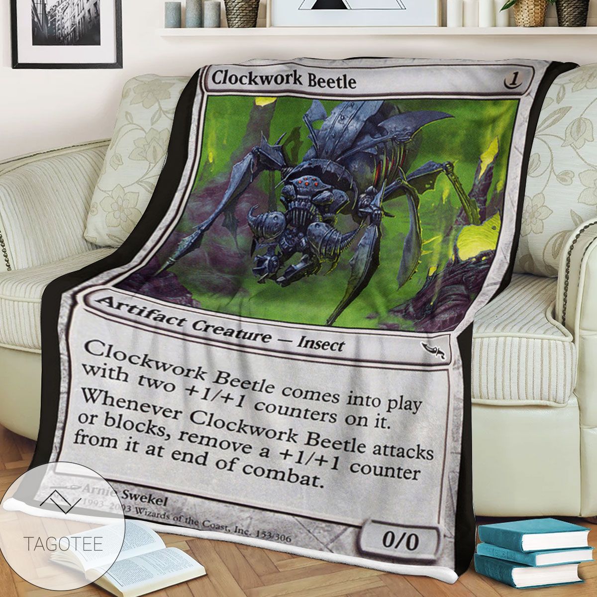 Mrd 153 Clockwork Beetle Magic The Gathering Mtg Blanket Mrd 153 Clockwork Beetle Magic The Gathering Mtg Blanket