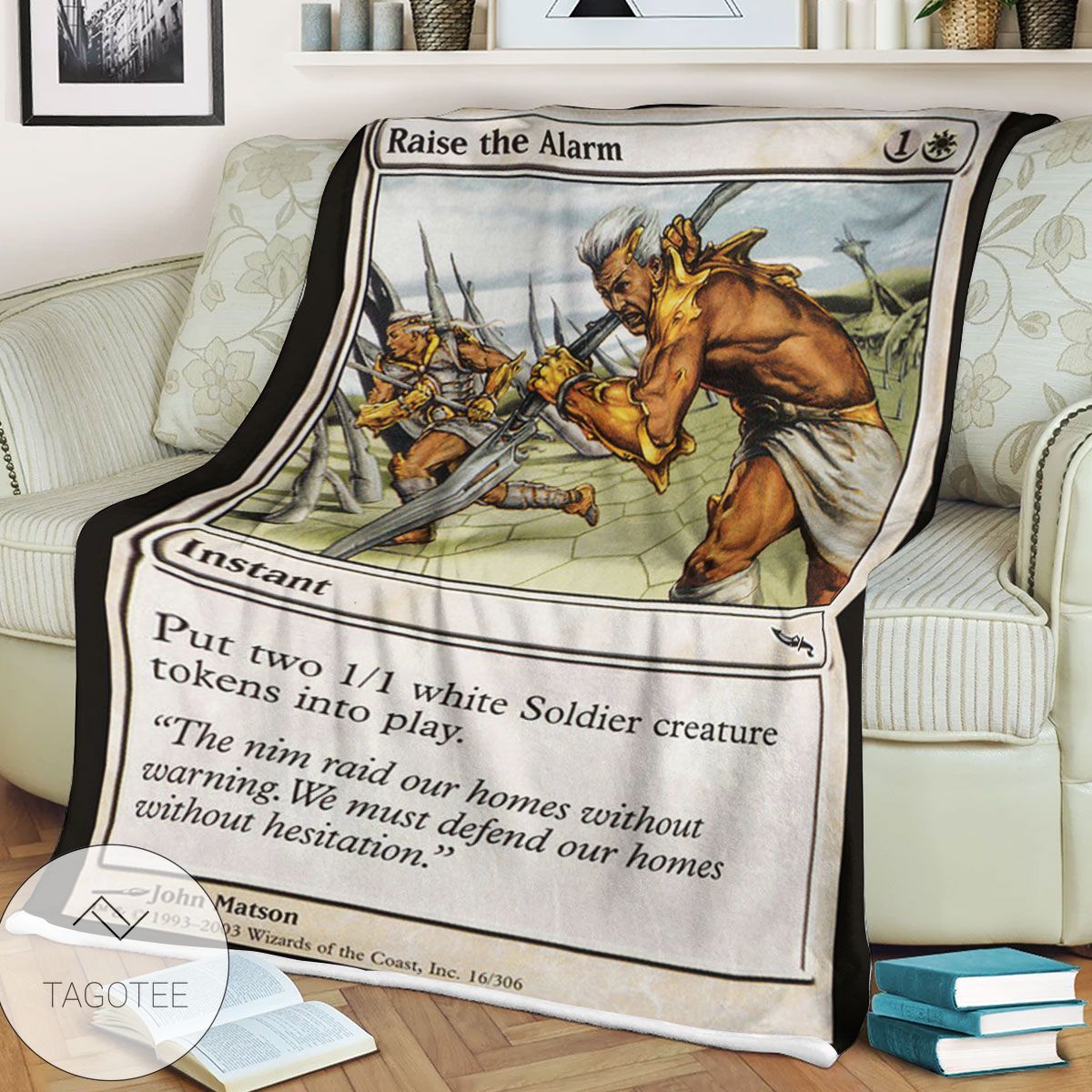 Mrd 16 Raise The Alarm Magic The Gathering Mtg Blanket Mrd 16 Raise The Alarm Magic The Gathering Mtg Blanket