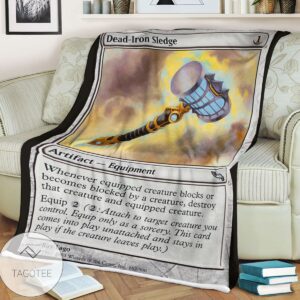 Mrd 162 Dead Iron Sledge Magic The Gathering Mtg Blanket