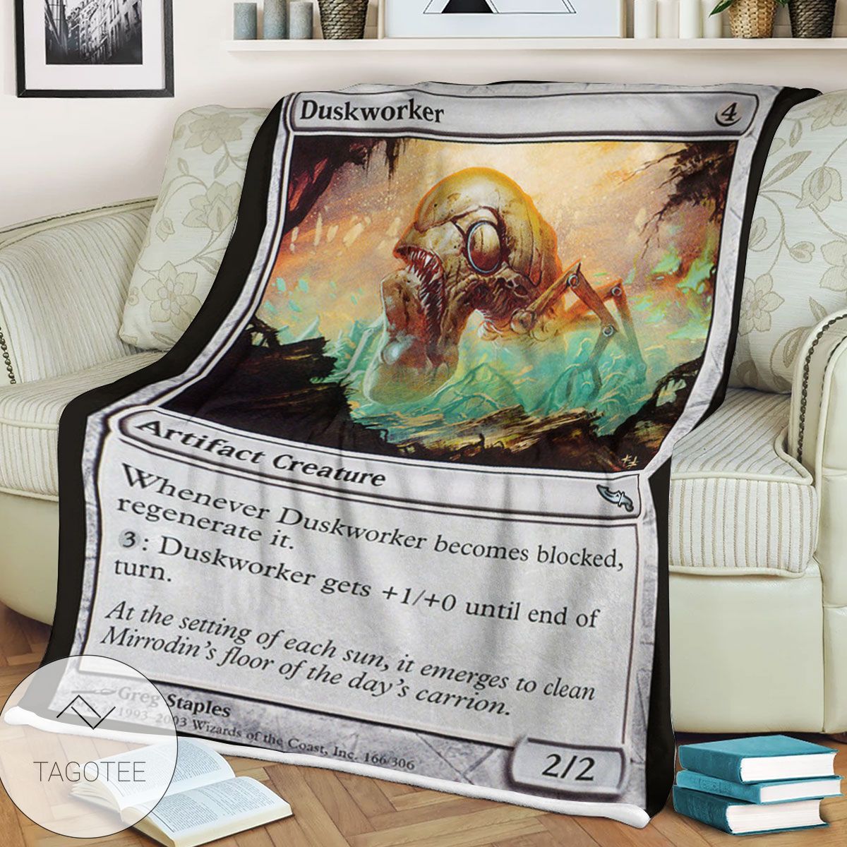 Mrd 166 Duskworker Magic The Gathering Mtg Blanket Mrd 166 Duskworker Magic The Gathering Mtg Blanket