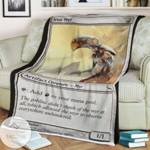Mrd 187 Iron Myr Magic The Gathering Mtg Blanket