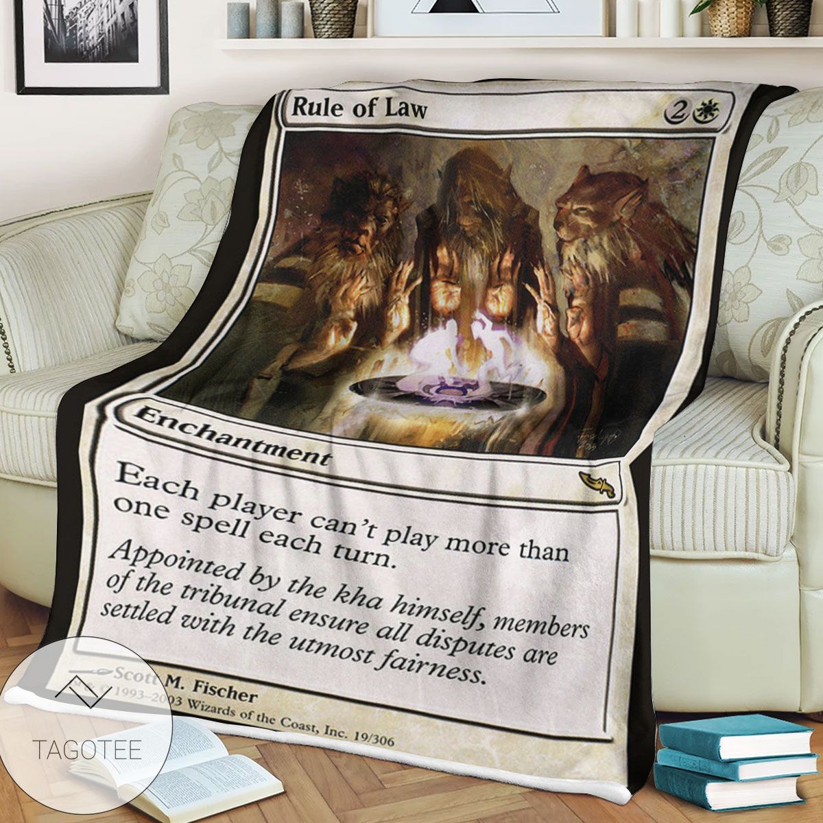 Mrd 19 Rule Of Law Magic The Gathering Mtg Blanket Mrd 19 Rule Of Law Magic The Gathering Mtg Blanket
