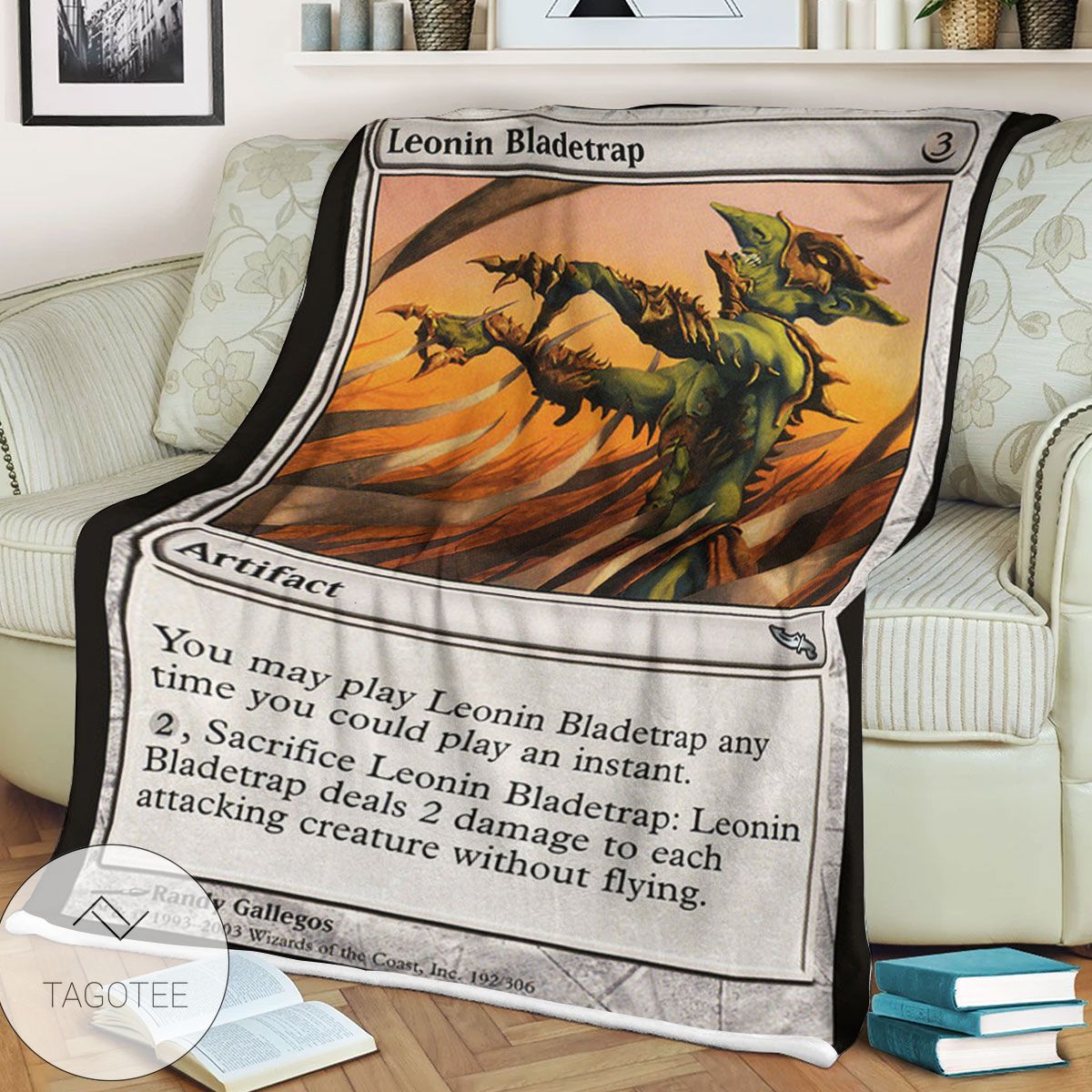 Mrd 192 Leonin Bladetrap Magic The Gathering Mtg Blanket Mrd 192 Leonin Bladetrap Magic The Gathering Mtg Blanket