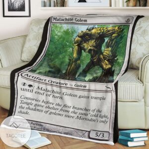 Mrd 202 Malachite Golem Magic The Gathering Mtg Blanket