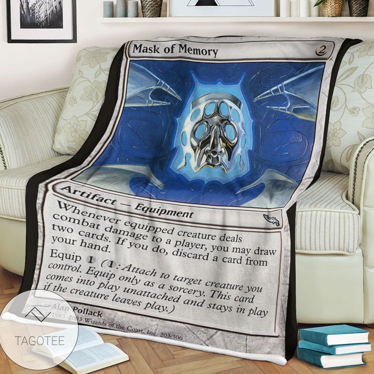 Mrd 203 Mask Of Memory Magic The Gathering Mtg Blanket Mrd 203 Mask Of Memory Magic The Gathering Mtg Blanket