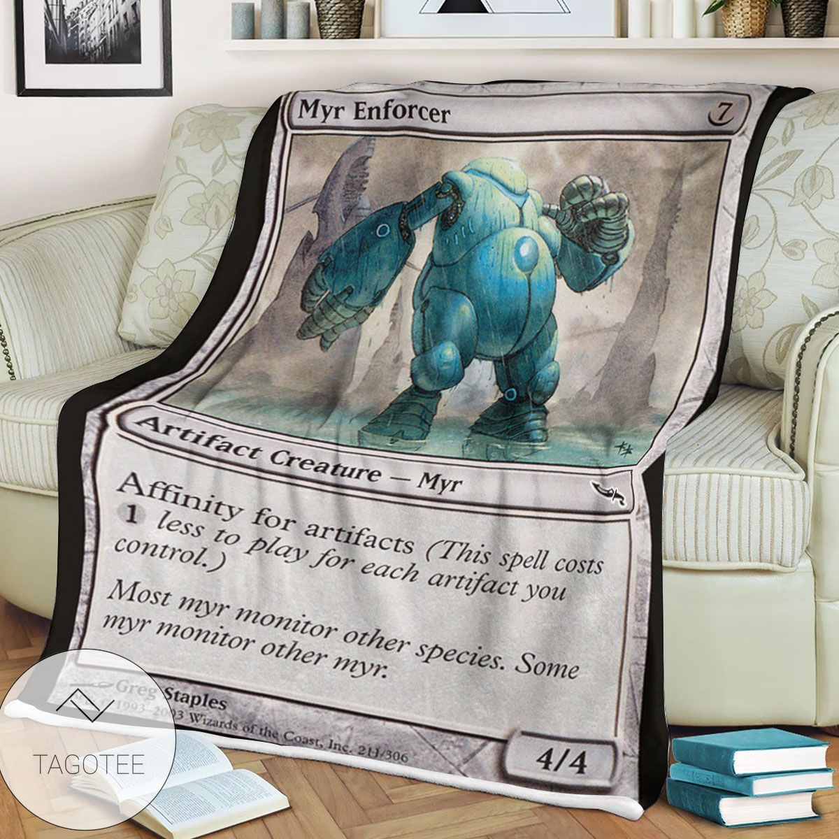 Mrd 211 Myr Enforcer Magic The Gathering Mtg Blanket Mrd 211 Myr Enforcer Magic The Gathering Mtg Blanket