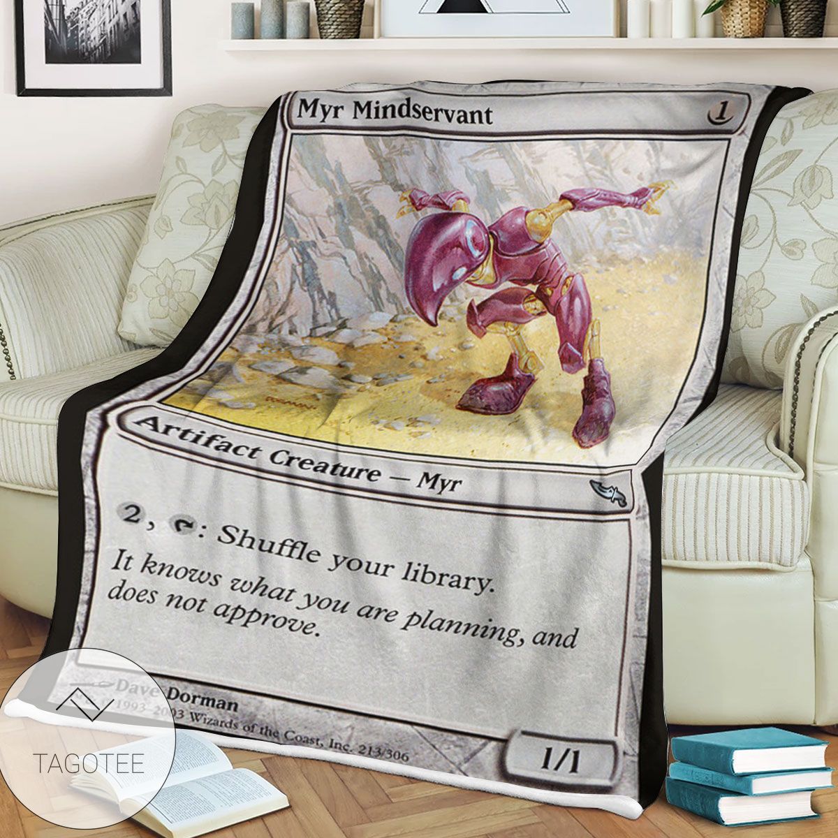 Mrd 213 Myr Mindservant Magic The Gathering Mtg Blanket Mrd 213 Myr Mindservant Magic The Gathering Mtg Blanket
