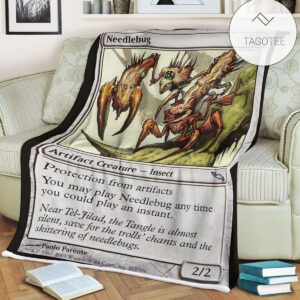 Mrd 217 Needlebug Mtg Game Magic The Gathering Fleece Blanket