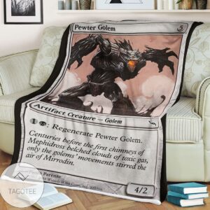 Mrd 227 Pewter Golem Magic The Gathering Mtg Blanket