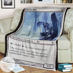 Mrd 241 Silver Myr Magic The Gathering Mtg Blanket