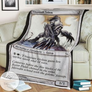 Mrd 263 Titanium Golem Magic The Gathering Mtg Blanket