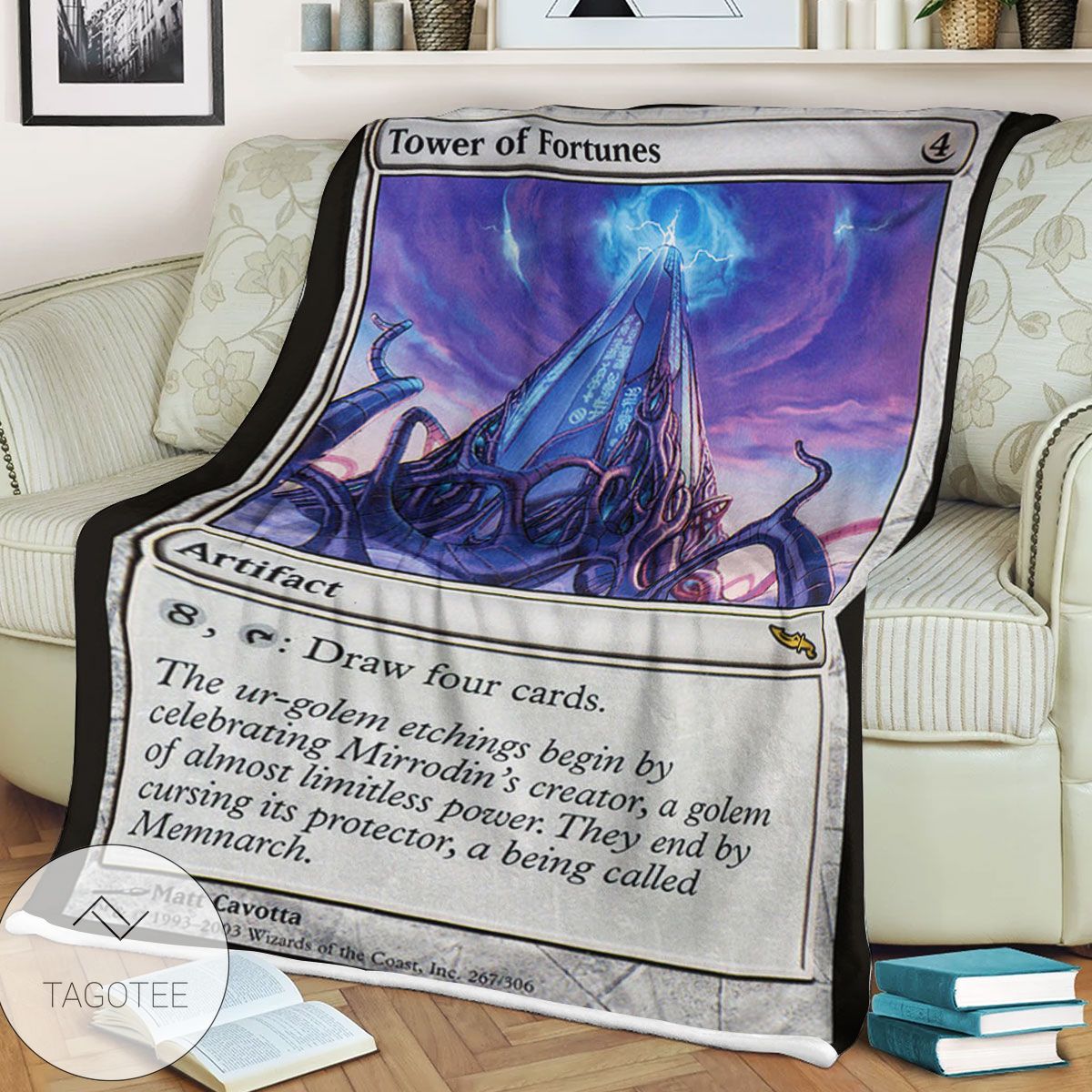Mrd 267 Tower Of Fortunes Magic The Gathering Mtg Blanket Mrd 267 Tower Of Fortunes Magic The Gathering Mtg Blanket