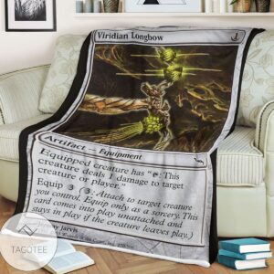 Mrd 270 Viridian Longbow Magic The Gathering Mtg Blanket