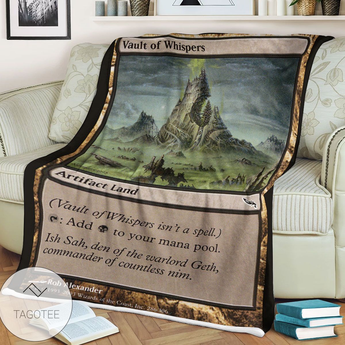 Mrd 286 Vault Of Whispers Magic The Gathering Mtg Blanket Mrd 286 Vault Of Whispers Magic The Gathering Mtg Blanket