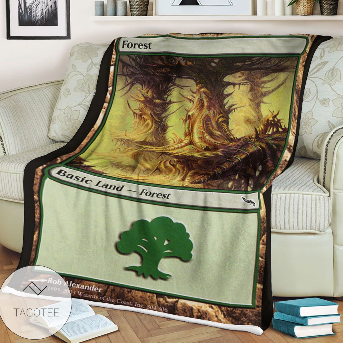 Mrd 304 Forest Magic The Gathering Mtg Blanket Mrd 304 Forest Magic The Gathering Mtg Blanket