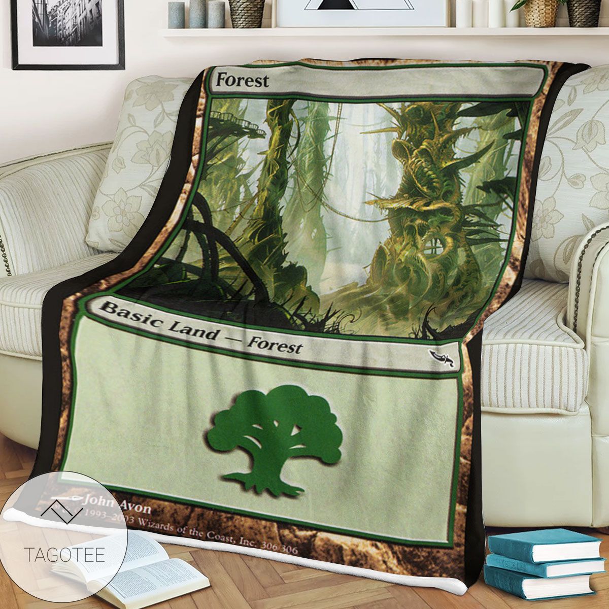 Mrd 306 Forest Magic The Gathering Mtg Blanket Mrd 306 Forest Magic The Gathering Mtg Blanket
