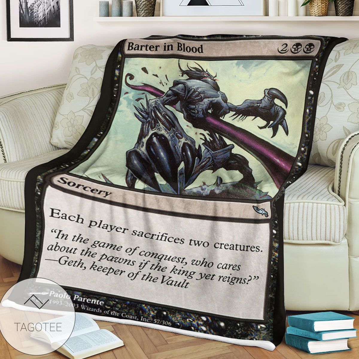 Mrd 57 Barter In Blood Magic The Gathering Mtg Blanket Mrd 57 Barter In Blood Magic The Gathering Mtg Blanket
