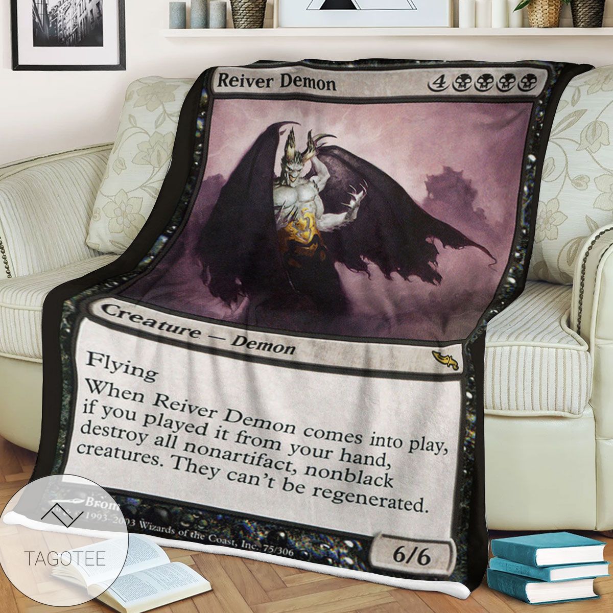 Mrd 75 Reiver Demon Magic The Gathering Mtg Blanket Mrd 75 Reiver Demon Magic The Gathering Mtg Blanket