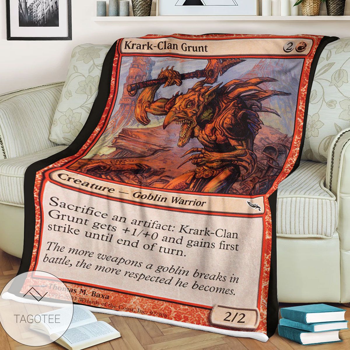 Mrd 97 Krark Clan Grunt Magic The Gathering Mtg Blanket Mrd 97 Krark Clan Grunt Magic The Gathering Mtg Blanket